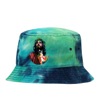 Vintage Got King Jesus Christ Sweet Face Image T Shirt Tie Dyed Bucket Hat | Artistshot