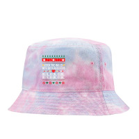 Deck The Halls With Beta Blockers Nurse Christmas Ugly Xmas Tie Dyed Bucket Hat | Artistshot