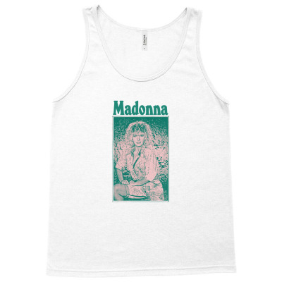Retro Madonna 80s Parody Design Tank Top Designed By Katabahari
