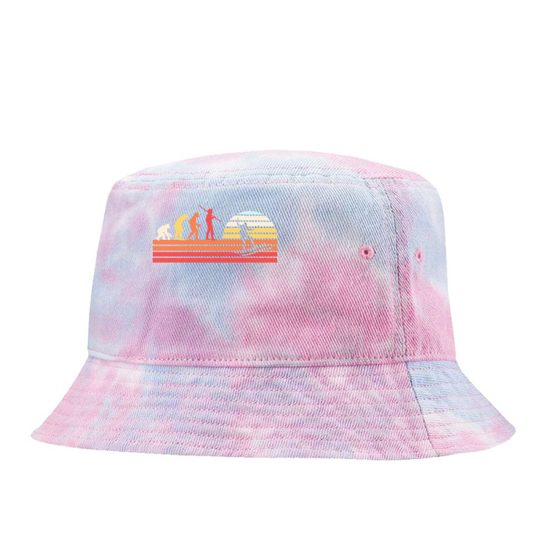 Wakeboarding T  Shirt Retro Wakeboarder Wakeboard   Vintage Wakeboardi Tie Dyed Bucket Hat | Artistshot