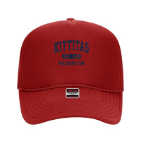 Kittitas Washington Wa Vintage Athletic Sports Design T Shirt Foam Trucker Hat | Artistshot