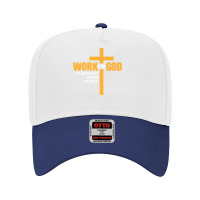 Work For God The Retirement Benefits Are Great Premium T Shirt Adjustable Baseball Cap | Artistshot