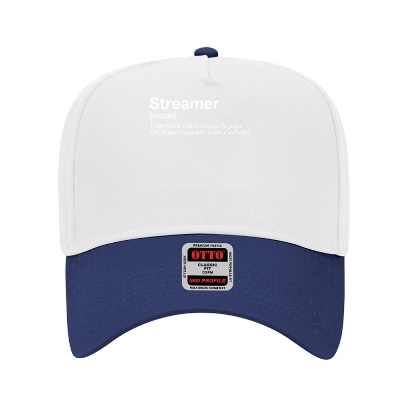 Streamer Live Steam Definition Adjustable Baseball Cap by trokeryth | Artistshot