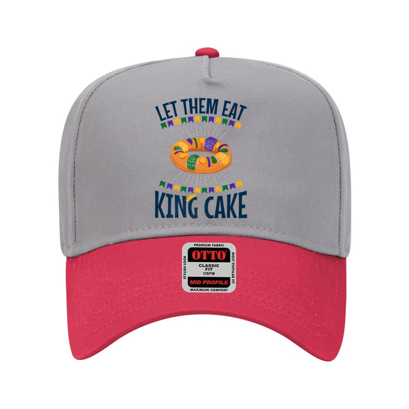 Mardi Gras King Cake T Shirt Funny Quote Carnival Adjustable Baseball Cap | Artistshot