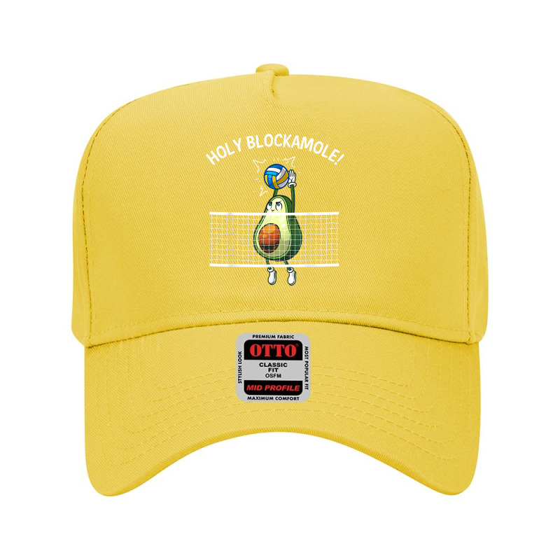 Funny Volleyball For Men Women Holy Guacamole Player Blocker For Fans Adjustable Baseball Cap by CyrusArciba | Artistshot