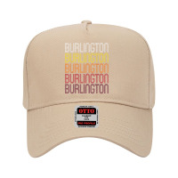 Burlington, Vt  Vintage Style Vermont T Shirt Adjustable Baseball Cap | Artistshot