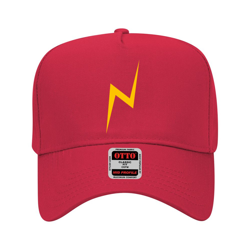 Lightning Bolt (yellow) Adjustable Baseball Cap by SilviaMartinez | Artistshot