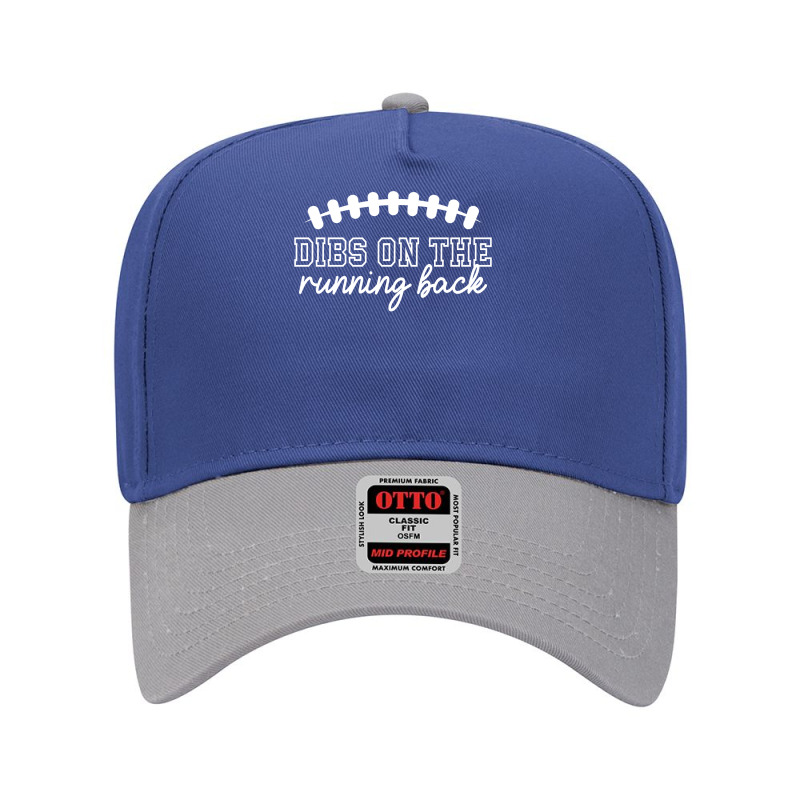 Football Girlfriend Dibs On The Running Back For Women Sweatshirt Adjustable Baseball Cap by kubleryeonkenx | Artistshot