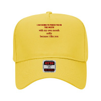 I Am Going To Punch You In The Moth With My Own Mouth Softly T Shirt Adjustable Baseball Cap | Artistshot