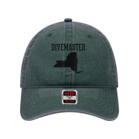 New York Divemaster Scuba Diving Instructor Dive Flag Style T Shirt Dyed Cap | Artistshot