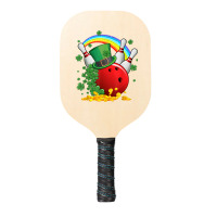 Irish Bowling Balls Shamrock Leprechaun St Patricks Day Pickleball Paddle | Artistshot