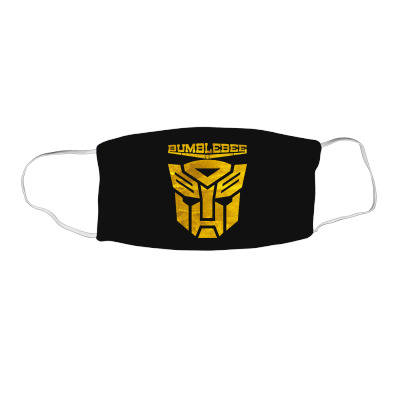 Golden Bumblebee Transformer Face Mask Rectangle Designed By Feelgood Tees