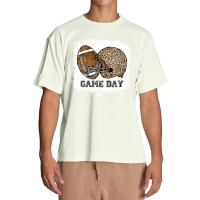 Bleached Game Day Leopard Football Helmet Sport Mom Girls  Copy Urban Heavy T-shirt | Artistshot