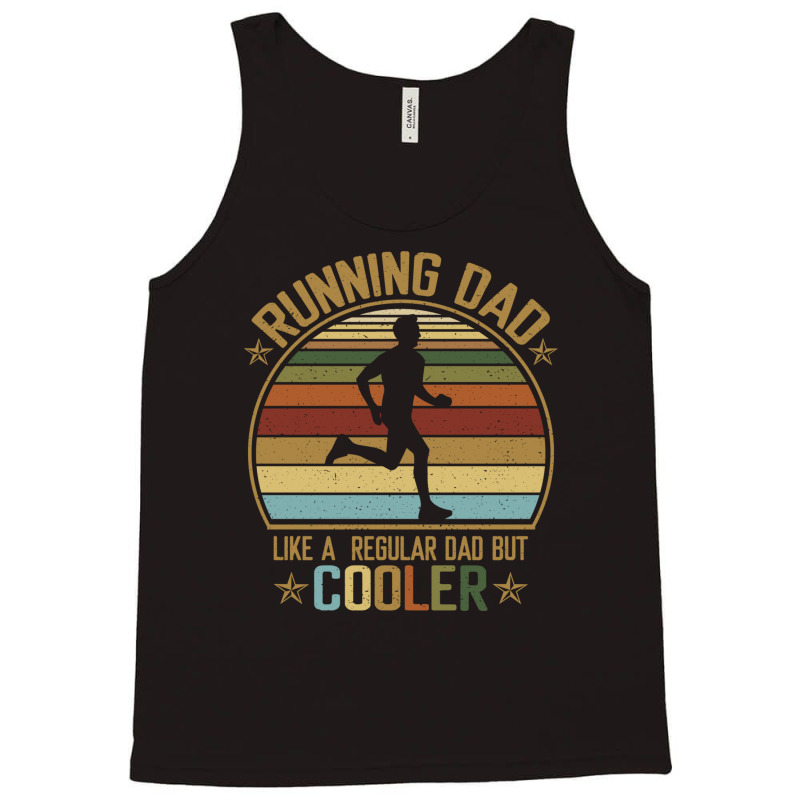 Running Dad Funny Marathon Runner Father's Day Tank Top by UbengArt | Artistshot