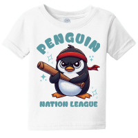 Penguin Nation League Baby Tee | Artistshot