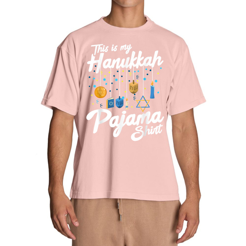 Hanukkah Pajama Dreidel Toy Boys Girls Jewish Christmas Urban Heavy T-shirt | Artistshot