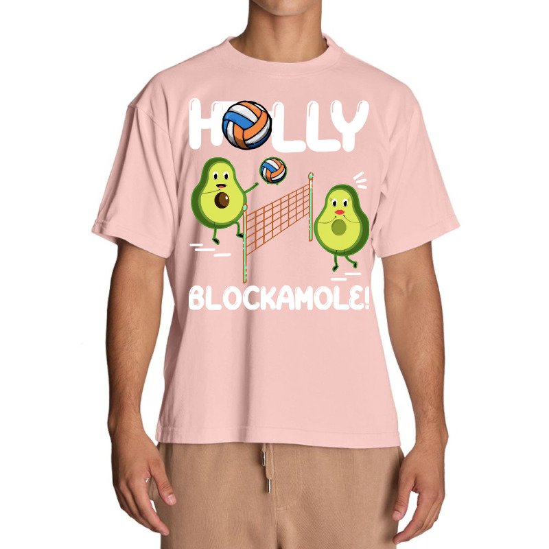 Holy Blockamole T  Shirt Funny Avocado Volleyball Holy Blockamole Guac Urban Heavy T-shirt by fallaciousrealize | Artistshot