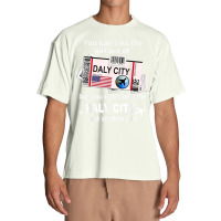 Girl From Daly City Boarding Pass   Flight Ticket Daly City Urban Heavy T-shirt | Artistshot