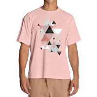 Geometric Compilation In Rose Gold And Blush Pink Urban Heavy T-shirt | Artistshot