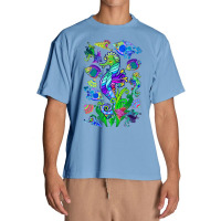 Marine Biologist Ocean Life Drawing Seahorse Urban Heavy T-shirt | Artistshot