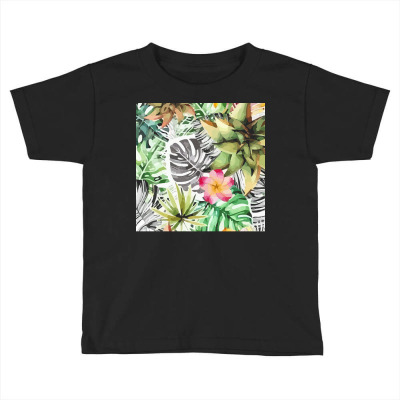 Botanical T  Shirt Botanical Handsome Coral Flower T  Shirt Toddler T-shirt Designed By Pullovercostarican