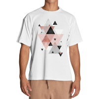 Geometric Compilation In Rose Gold And Blush Pink Urban Heavy T-shirt | Artistshot