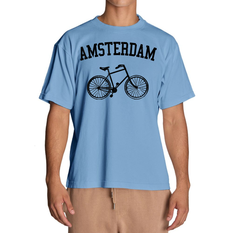 Amsterdam T Shirt   Netherlands Bicycle Bike Holland Gift T Shirt Urban Heavy T-shirt by cm-arts | Artistshot