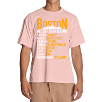 Wicked Smaht Funny Boston Accent Translator Bostonians Gifts Urban Heavy T-shirt | Artistshot