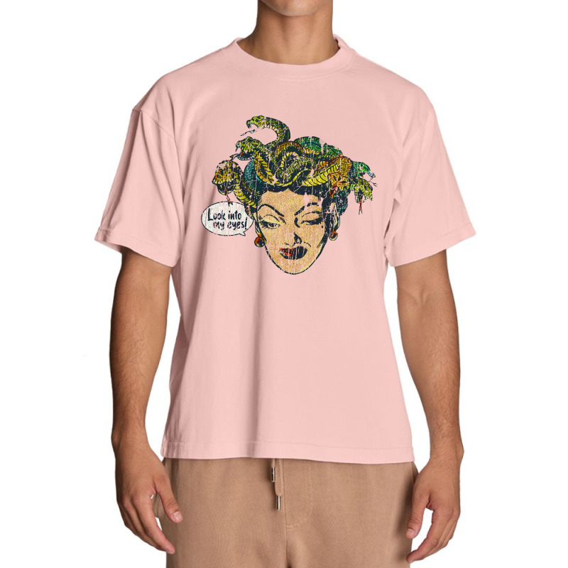 Medusa Look Into My Eyes Vintage Urban Heavy T-shirt by jamal99 | Artistshot