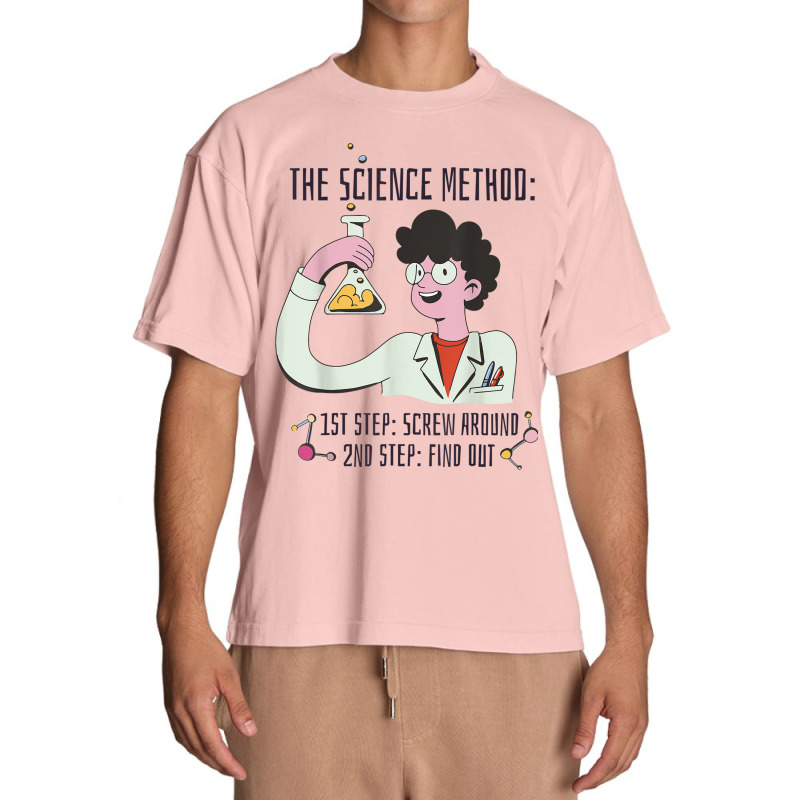 Funny Science Scientist Chemist Screw Around Find Out Method Urban Heavy T-shirt | Artistshot