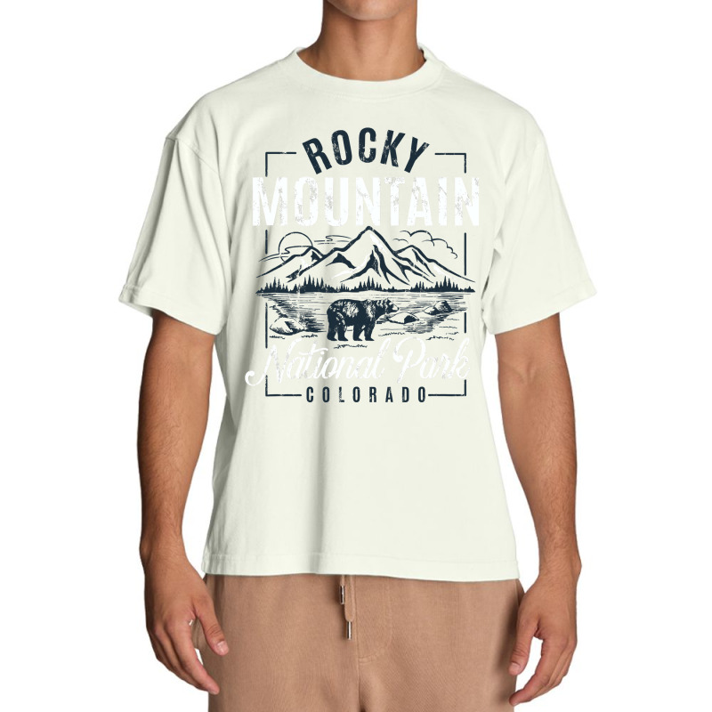 Rocky Mountain National Park  Classic Vintage Souvenir Urban Heavy T-shirt | Artistshot