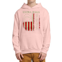 Vintage Ultra Maga We The People Proud Republican Usa Flag Pullover Ho Urban Pullover Hoodie | Artistshot