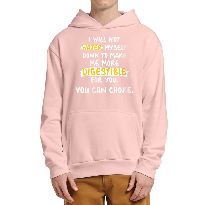 Womens I Will Not Water Myself Down To Make Me More Digestible V Neck Urban Pullover Hoodie by cm-arts | Artistshot