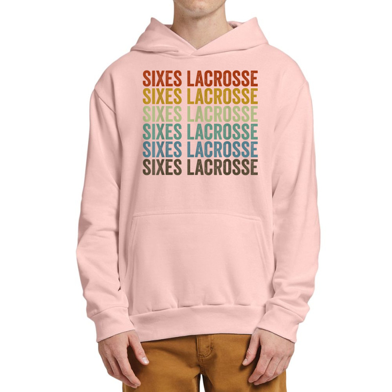 Sixes Lacrosse Sports Retro Urban Pullover Hoodie by Queenie | Artistshot