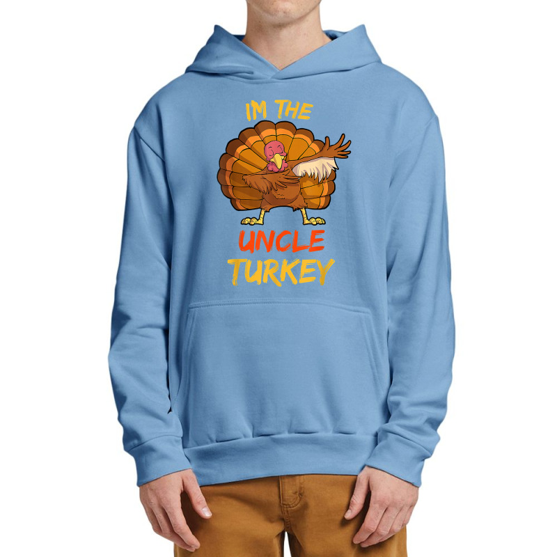 Uncle Turkey Matching Family Group Thanksgiving Party Pajama Urban Pullover Hoodie | Artistshot