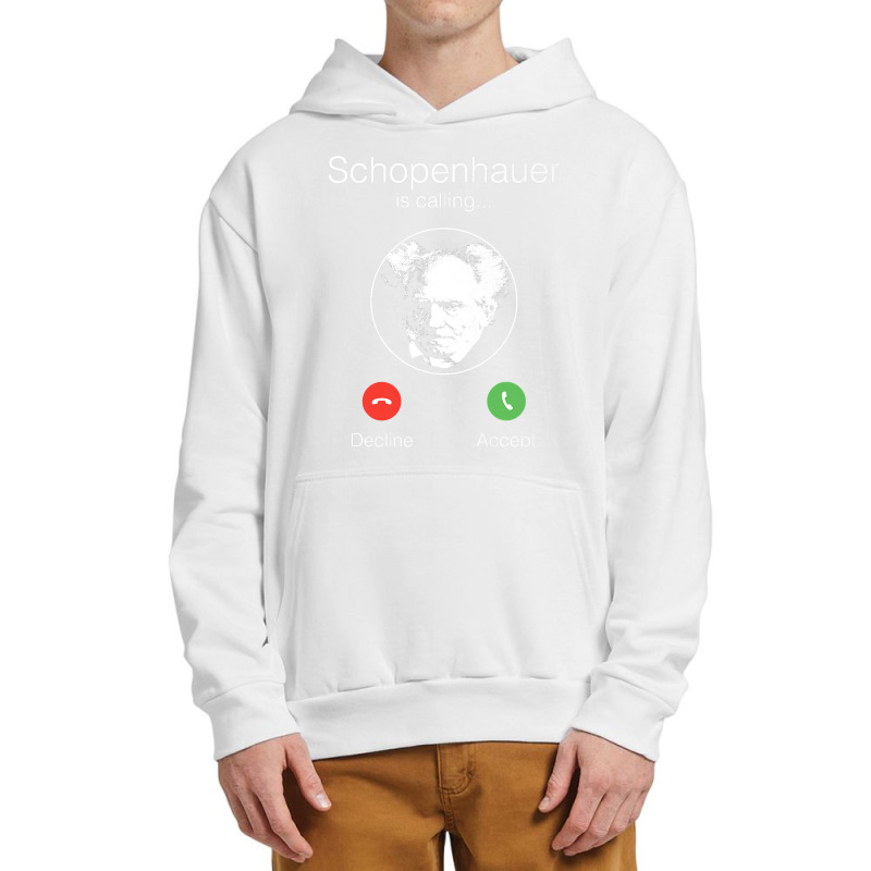 Schopenhauer Is Calling   Nihilist Philosophy Premium T Shirt Urban Pullover Hoodie by cm-arts | Artistshot