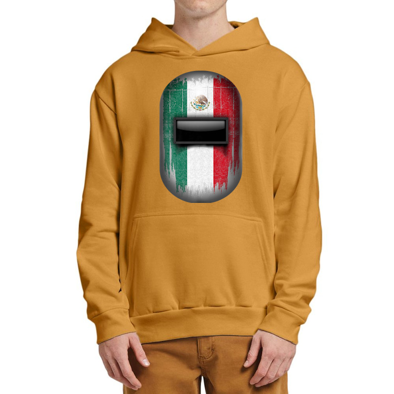 Mexican Welder Tee Mexico Flag Pipeliner Welding Hood Helmet Urban Pullover Hoodie | Artistshot