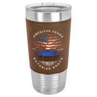 American Grown Estonian Roots Estonia Flag Leatherette Tumbler | Artistshot