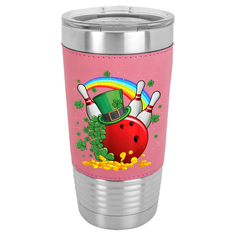 Irish Bowling Balls Shamrock Leprechaun St Patricks Day Leatherette Tumbler | Artistshot