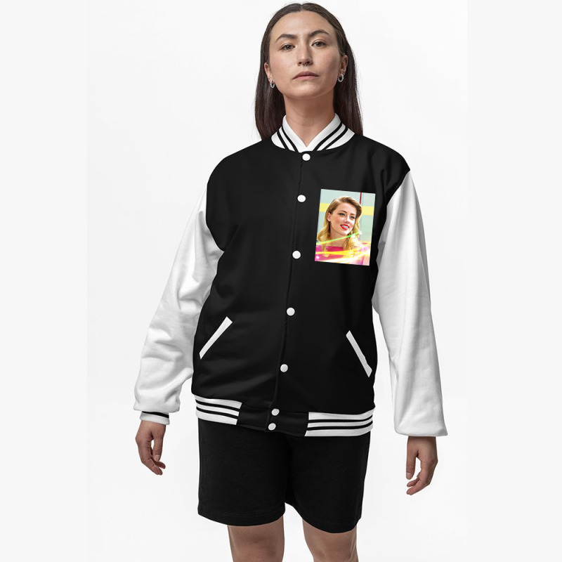 Vintage Video Games Ambers Character Animae Bomber Jacket | Artistshot