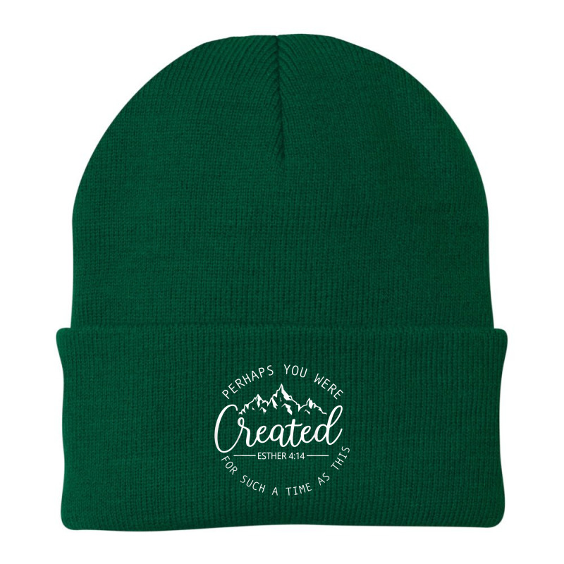 Perhaps You Were Created Religious Faith Christian Men Women Mens My F Beanie by Aria-Proctor | Artistshot