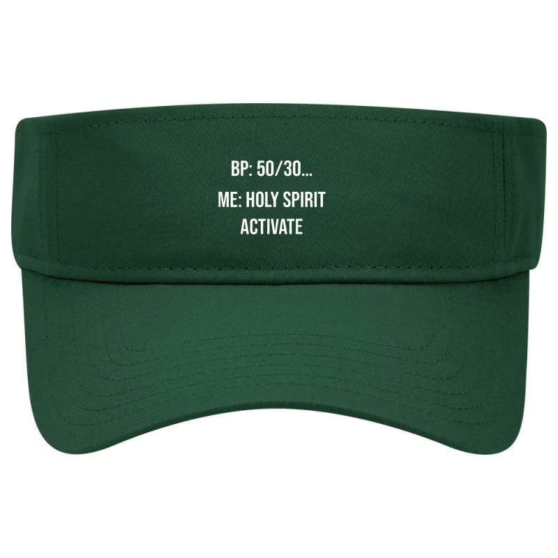 Holy Spirit Activate Nurse Christian Apparel Christian Funny Gifts Boy Visor Hat | Artistshot