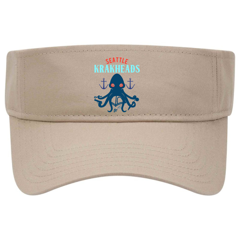 Women Seattle Krakheads Character Visor Hat | Artistshot