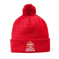 Musical Harpist Orchestra Funny Sarcastic It's A Harp Thing T Shirt Pom Pom Beanie | Artistshot