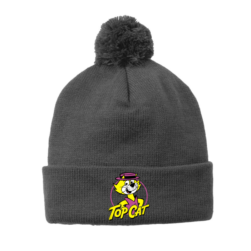 Top Cat Top Circle T Shirt Pom Pom Beanie | Artistshot