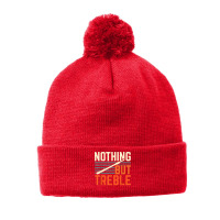 Nothing But Treble Flute Flutist Musician Instrumentalist T Shirt Pom Pom Beanie | Artistshot