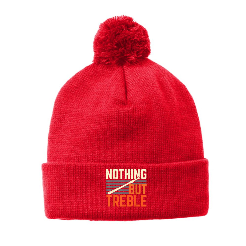 Nothing But Treble Flute Flutist Musician Instrumentalist T Shirt Pom Pom Beanie by gillanbepicaia | Artistshot