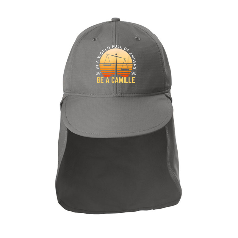 In A World Full Of Ambers Be A Camille Shirt T Shirt Sun Shade Cap | Artistshot