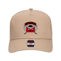 U.s. Army Combat Engineers Sapper Mesh Back Trucker Hat | Artistshot