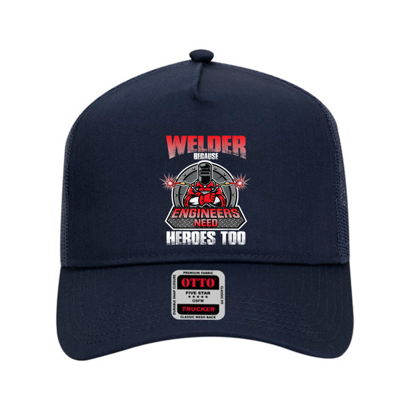 Welder Best Welding Retro Pipeliner Ironworker Welder  712 Mesh Back Trucker Hat | Artistshot